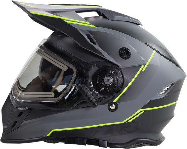 Z1R Range Helmet - Bladestorm Gray/Black/Hi-Viz Yellow - Medium 0101-14067