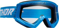 THOR Combat Goggles - Racer - Blue/White 2601-2708