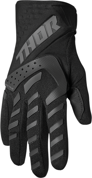 THOR Youth Spectrum Gloves - Black - 2XS (Part Number: 3332-1592)