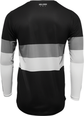 THOR Hallman Differ Draft Jersey - Black/White - Large - Part Number 2910-6599