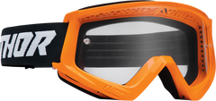 THOR Youth Combat Goggles - Racer - Flo Orange/Black 2601-3049