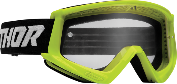 THOR Youth Combat Goggles - Racer - Flo Acid/Black 2601-3050