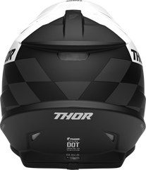 THOR Sector Helmet - Birdrock - Black/White - Medium - Part No. 0110-7354