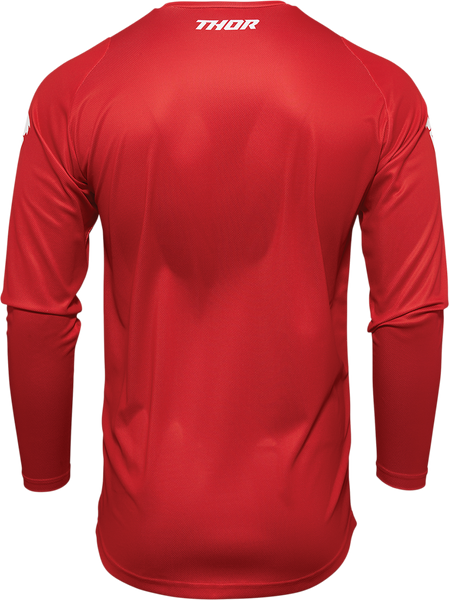 THOR Youth Sector Minimal Jersey - Red - XS (Part #2912-2016)