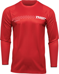 THOR Sector Minimal Jersey - Red - Large 2910-6433