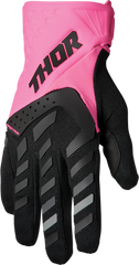 THOR Women's Spectrum Gloves - Fluo Pink/Black - Small 3331-0207