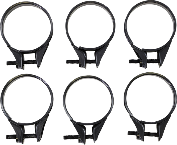 MOOSE RACING Carburetor Clamps - 35-38 mm - 6-Pack 110-1038