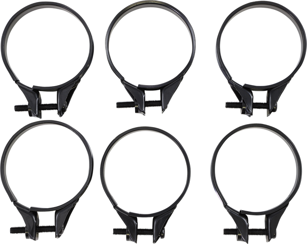 MOOSE RACING Carburetor Clamps - 41-44 mm - 6-Pack - Part Number 110-1044