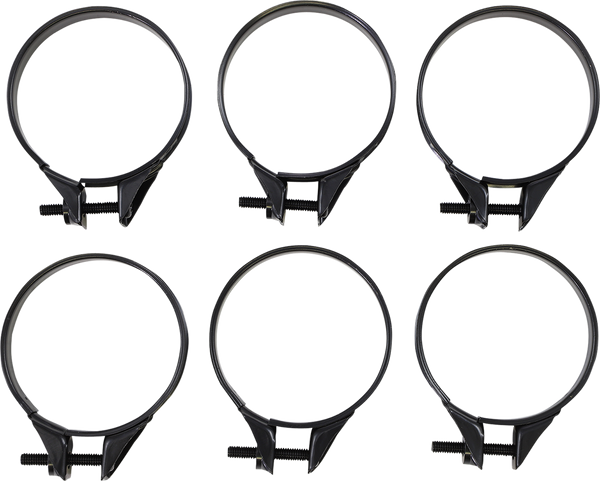 MOOSE RACING Carburetor Clamps - 49-51 mm - 6-Pack 110-1051