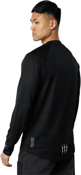 MUC-OFF USA Riders Long-Sleeve Jersey - Black - Part Number 20364