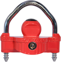 TRIMAX UMAX25D Coupler Lock - Red - Secure Your Trailer
