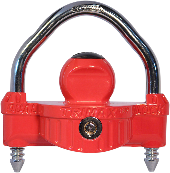 TRIMAX UMAX25D Coupler Lock - Red - Secure Your Trailer