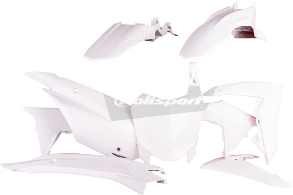 POLISPORT Plastic Body Kit White (Part Number: 90538)