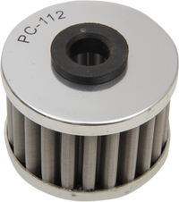 PC RACING Flo? Stainless Steel Oil Filter - Honda/Kawasaki/Polaris PC112