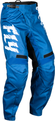 FLY RACING Youth F 16 Pants in True Blue/White - Part No. 377-23318