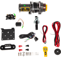 OPEN TRAIL 460-0132 4500lb Winch with Synthetic Rope