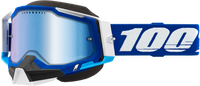 100% Racecraft 2 Snowmobile Goggle Blue with Blue Mirror Lens - Part Number 50012-00002