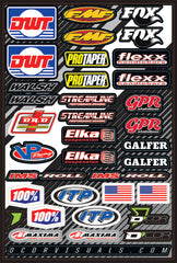 D-COR 40-90-107 ATV Decal Sheet - Durable and Versatile