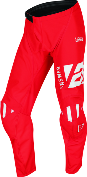 Answer Syncron Merge Pant Red/White Youth Size - 28