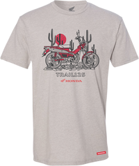 HONDA APPAREL Honda Trail 125 T-Shirt - Gray - Large NP21S-M2469-L
