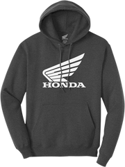 HONDA APPAREL Women's Honda Wing Hoodie - Gray - Large NP21S-S3031-L