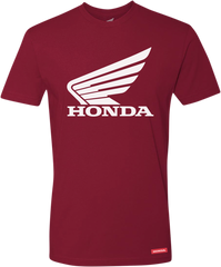 HONDA APPAREL Honda Wing T-Shirt - Maroon - Small NP21S-M3018-S