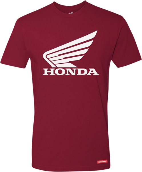 HONDA APPAREL Honda Wing T-Shirt - Maroon - Large NP21S-M3018-L