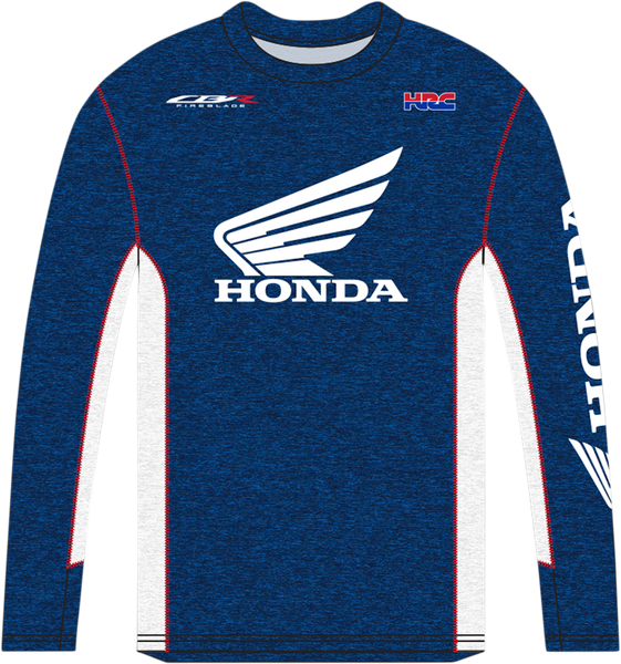 HONDA APPAREL Honda HRC Long-Sleeve T-Shirt - Navy/White - Small NP21S-M2482-S