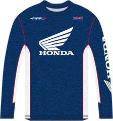 HONDA APPAREL Honda HRC Long-Sleeve T-Shirt - Navy/White - Small NP21S-M2482-S