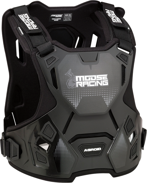 MOOSE RACING Youth Agroid* Chest Guard - Black - 2XS/XS 2701-1115