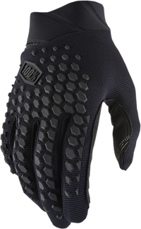100% Geomatic Gloves Black/Charcoal - Small (Part Number 10026-00000)