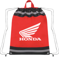 HONDA APPAREL Cinch Bag - Red & Black NP21A-A3296