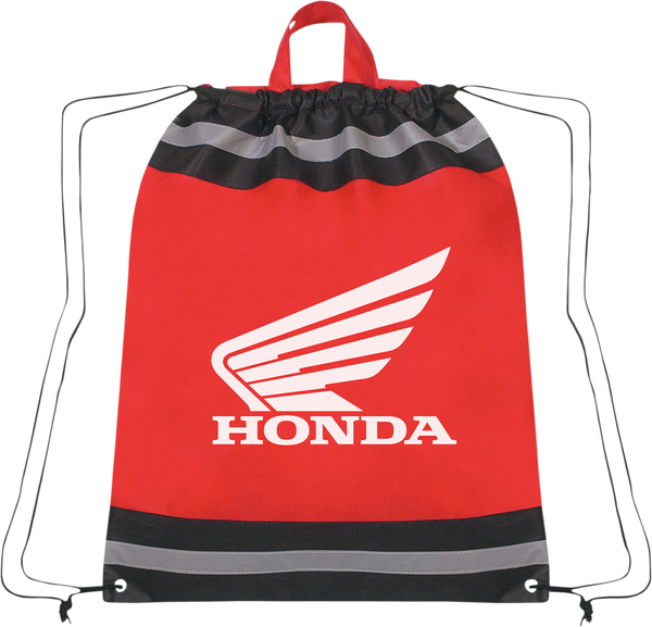 HONDA APPAREL Cinch Bag - Red & Black NP21A-A3296