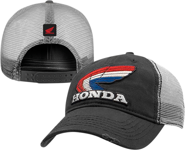 HONDA APPAREL Honda Vintage Wing Hat - Charcoal NP21A-H2488