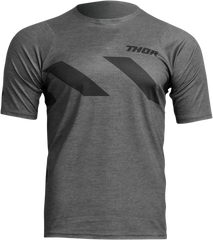 THOR Assist Hazard Jersey - Short-Sleeve - Heather Charcoal/Black - XS (Part No: 5020-0007)