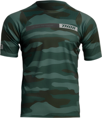 THOR Assist Jersey - Short-Sleeve - Camo Green - Small - Part #5020-0020