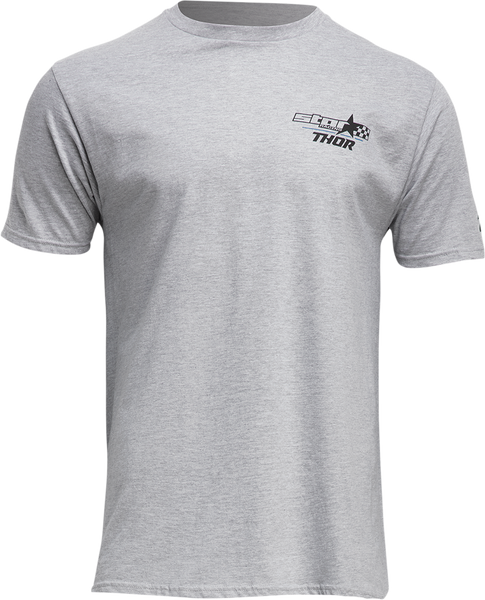 THOR Star Racing Champ T-Shirt - Heather Gray - Large - Part 3070-1150