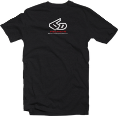 6D HELMETS Classic Logo T-Shirt - Black - Medium - Part Number 50-3546