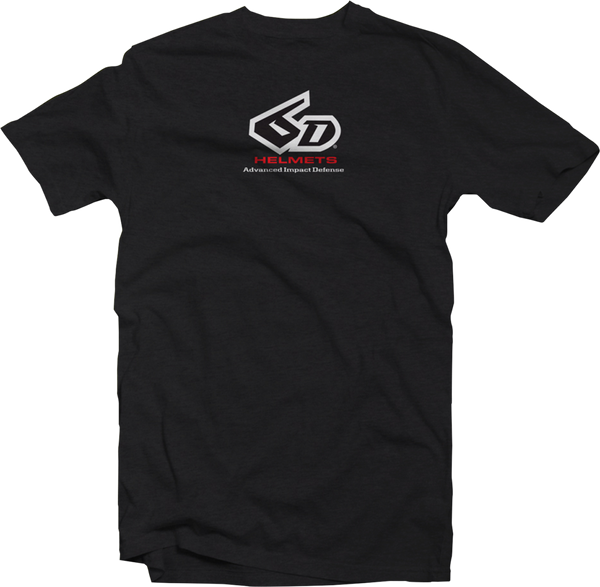 6D HELMETS Classic Logo T-Shirt - Black - Small (Part 50-3545)