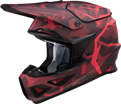 MOOSE RACING F.I. Helmet - Agroid Camo - MIPS? - Red/Black - XS - 0110-7759