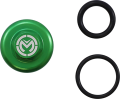 MOOSE RACING Oil Cap - Green - Part Number T14-6303GN for Kawasaki