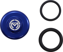 MOOSE RACING Oil Cap - Blue - Yamaha T14-6302L