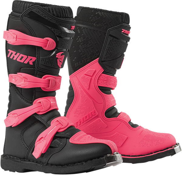 THOR Women's Blitz XP Boots - Black/Pink - Size 5 - 3410-2227