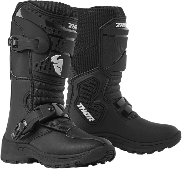 THOR Mini Blitz XP Boots - Black - Size 11 (Part Number: 3411-0539)