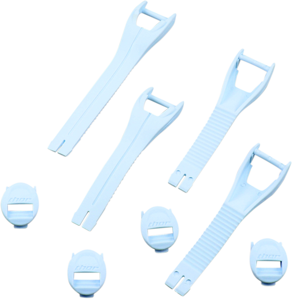 THOR Blitz XP MX Boot Straps - Women's - White - Size 5-8 - Part Number 3430-0874