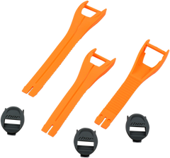 THOR Blitz XP MX Boot Straps - Youth - Orange - Size 1-7 - Part 3430-0878