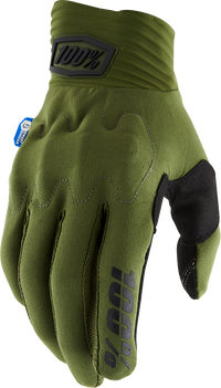 100% Cognito Smart Shock Gloves - Army Green/Black, Small, Part No. 10014-00025
