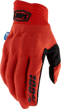 100% Cognito Smart Shock Gloves - Red, Small, Part No. 10014-00045