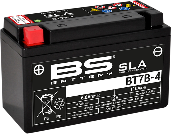 BS BATTERY BT7B-4 (YT) 300641 - AGM Motorcycle Battery