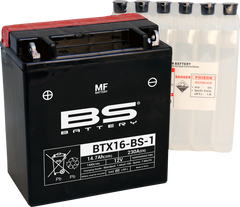 BS BATTERY BTX16-BS-1 (YTX) Maintenance-Free Battery - Part Number 300623